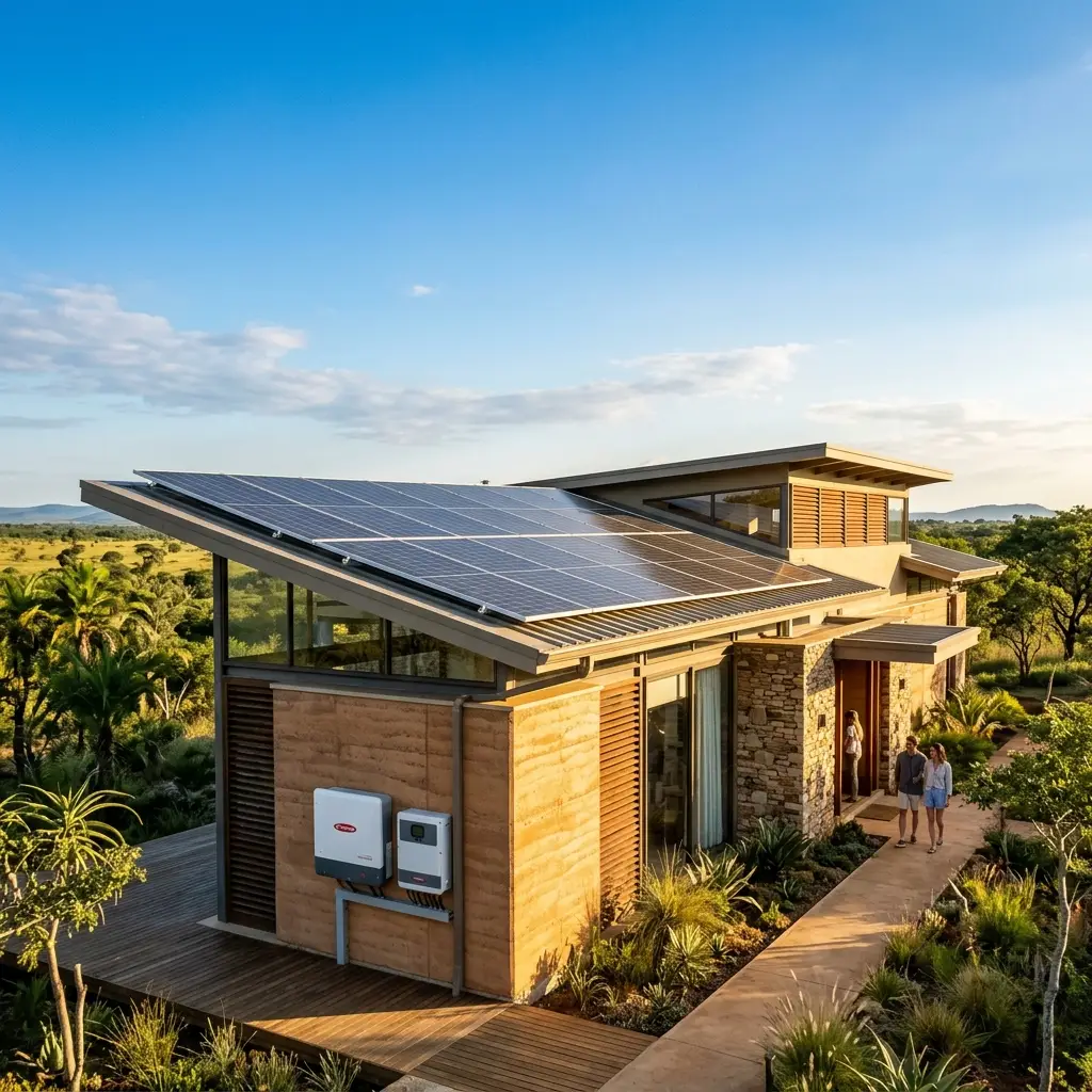 Solar panel array installation